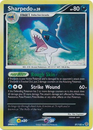Secret Wonders 037/132 Sharpedo (Reverse Holo)