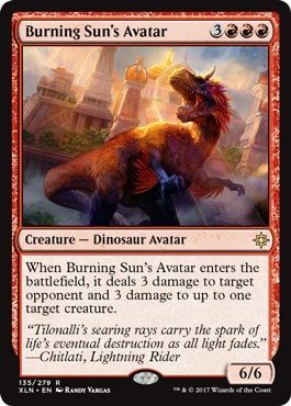 Ixalan 135/279 Burning Sun's Avatar