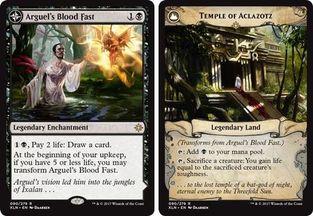 Ixalan 090/279 Arguel's Blood Fast//Temple of Aclazotz