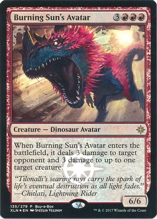 Ixalan 135/279 Burning Sun's Avatar (Buy-a-Box Foil)