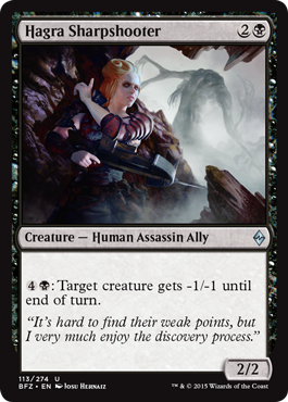 Battle for Zendikar 113/274 Hagra Sharpshooter