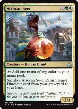 Rivals of Ixalan 153/196 Atzocan Seer