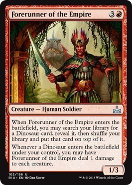 Rivals of Ixalan 102/196 Forerunner of the Empire