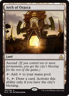 Rivals of Ixalan 185/196 Arch of Orazca