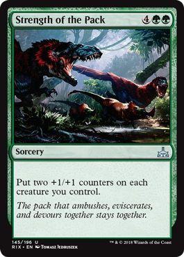 Rivals of Ixalan 145/196 Strength of the Pack