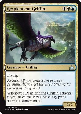 Rivals of Ixalan 170/196 Resplendent Griffin