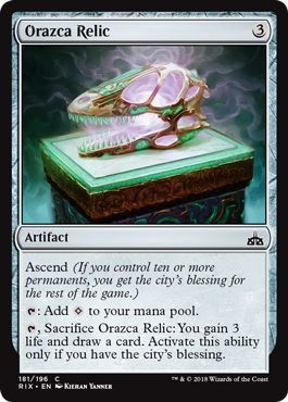 Rivals of Ixalan 181/196 Orazca Relic