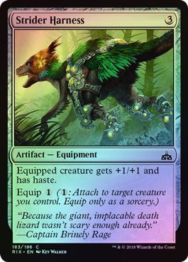 Rivals of Ixalan 183/196 Strider Harness (Foil)