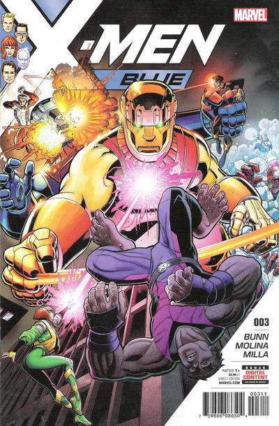 X-men Blue #003 Marvel Comics (2017)