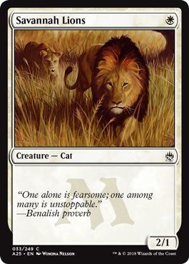 Masters 25 033/249 Savannah Lions