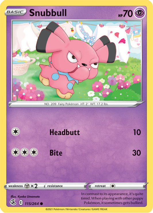 Fusion Strike 115/264 Snubbull