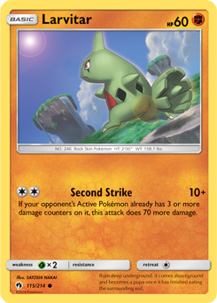 Lost Thunder 115/214 Larvitar