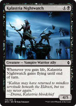 Battle for Zendikar 115/274 Kalastria Nightwatch