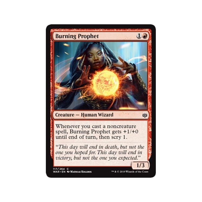 War of the Spark 117/264 Burning Prophet