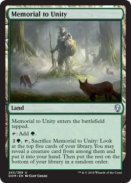 Dominaria 245/269 Memorial to Unity