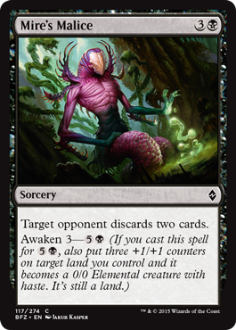 Battle for Zendikar 117/274 Mire's Malice