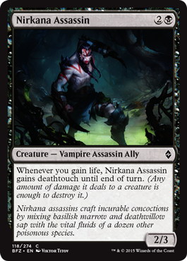Battle for Zendikar 118/274 Nirkana Assassin