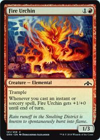 Guilds of Ravnica 101/259 Fire Urchin (Foil)