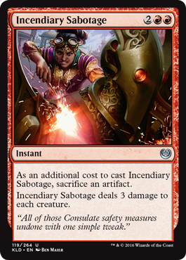 Kaladesh 119/264 Incendiary Sabotage