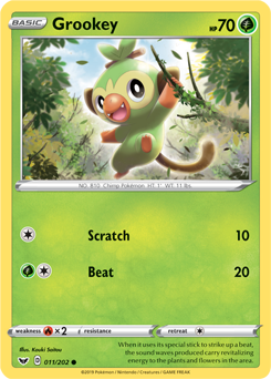 Sword & Shield 011/202 Grookey