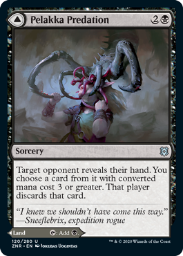 Zendikar Rising 120/280 Pelakka Predation//Pelakka Cavern