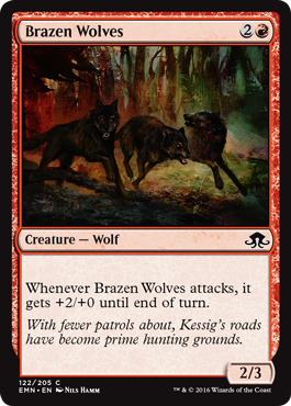 Eldritch Moon 122/205 Brazen Wolves