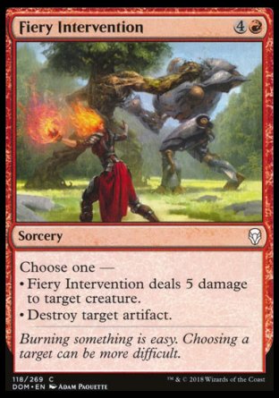 Dominaria 118/269 Fiery Intervention