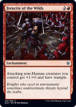 Throne of Eldraine 123/269 Ferocity of the Wilds