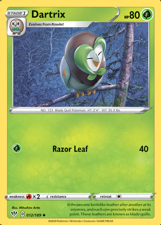Darkness Ablaze 012/189 Dartrix