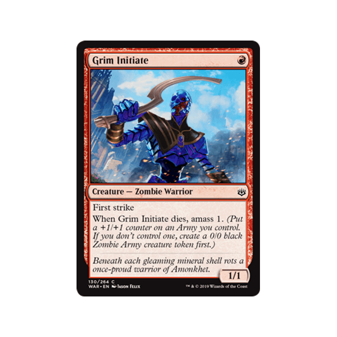 War of the Spark 130/264 Grim Initiate