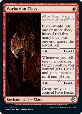 Adventures in the Forgotten Realms 131/281 Barbarian Class (Foil)