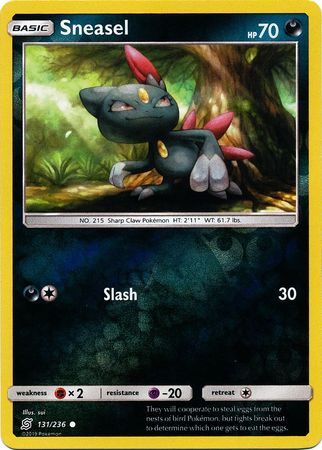 Unified Minds 131/236 Sneasel (Reverse Holo)
