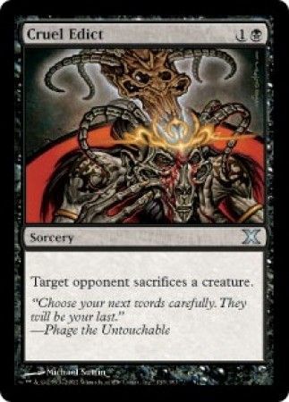 Tenth Edition 133/383 Cruel Edict