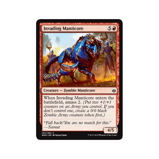 War of the Spark 134/264 Invading Manticore