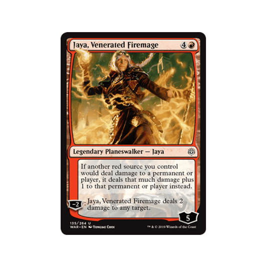 War of the Spark 135/264 Jaya, Venerated Firemage