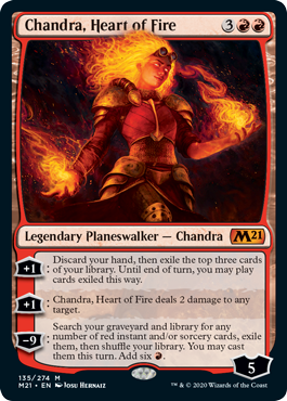 Core Set 2021 135/274 Chandra, Heart of Fire