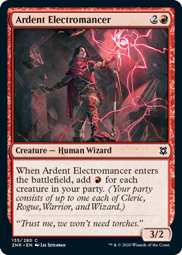 Zendikar Rising 135/280 Ardent Electromancer