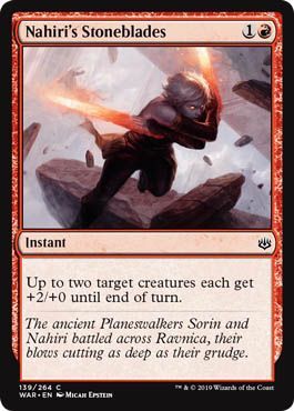 War of the Spark 139/264 Nahiri's Stoneblades