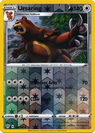 Darkness Ablaze 139/189 Ursaring (Reverse Holo)