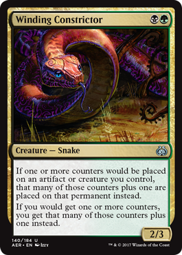 Aether Revolt 140/184 Winding Constrictor