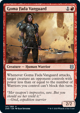 Zendikar Rising 141/280 Goma Fada Vanguard