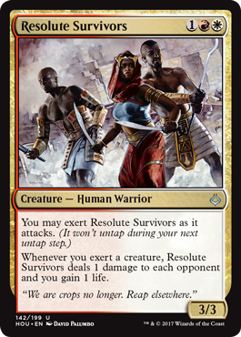 Hour of Devastation 142/199 Resolute Survivors