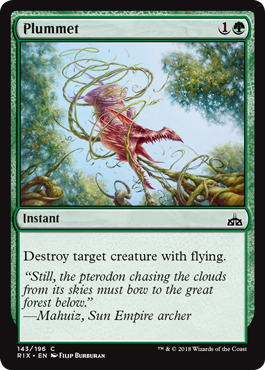 Rivals of Ixalan 143/196 Plummet
