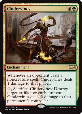 Ravnica Allegiance 161/259 Cindervines (Foil)