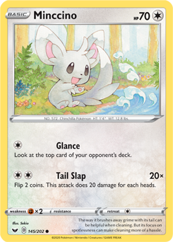 Sword & Shield 145/202 Minccino