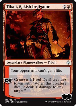 War of the Spark 146/264 Tibalt, Rakish Instigator