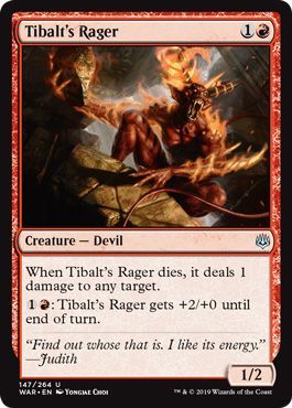 War of the Spark 147/264 Tibalt's Rager