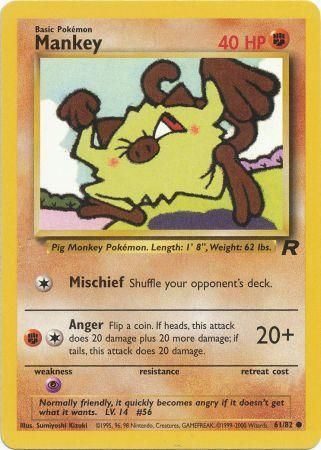 Team Rocket 61/82 Mankey