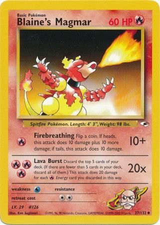 Gym Heroes 037/132 Blaine's Magmar