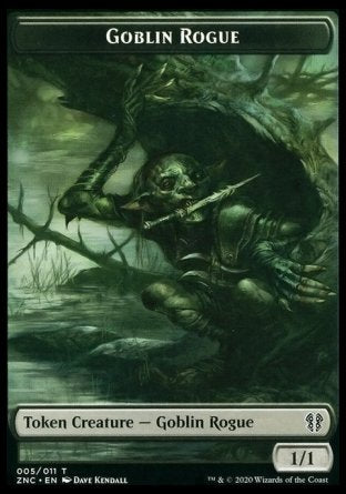 Faerie Rogue 003/011 - Goblin Rogue 005/011 Zendikar Rising Token